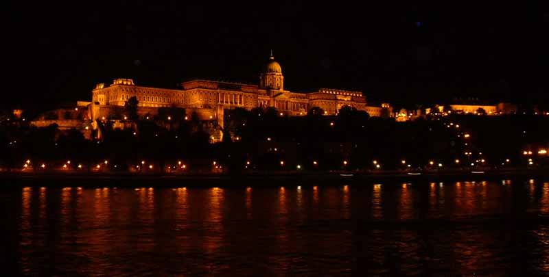 Buda Castle by night